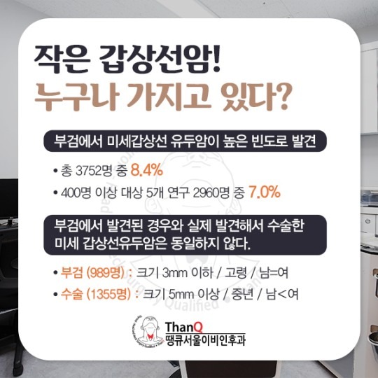 땡큐서울의원 - 작은 갑상선암